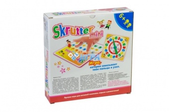 5286 Настольная игра пальчиковый твистер "Skrutter mini" размер  (220х220х50 мм)