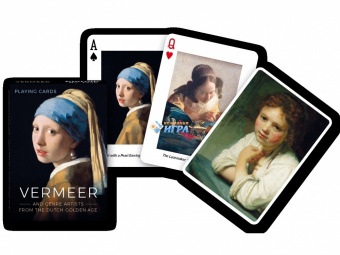 1596 Коллекционные карты "Ян Вермеер" 55 листов