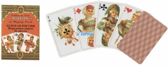 Игральные карты "Золотая Россия" 36 листов