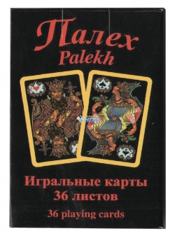 Игральные карты "Черный Палех"  55 листов