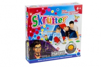 5288 Набор игр твистер "Skrutter и Мафия" размер  (270х270х60 мм)